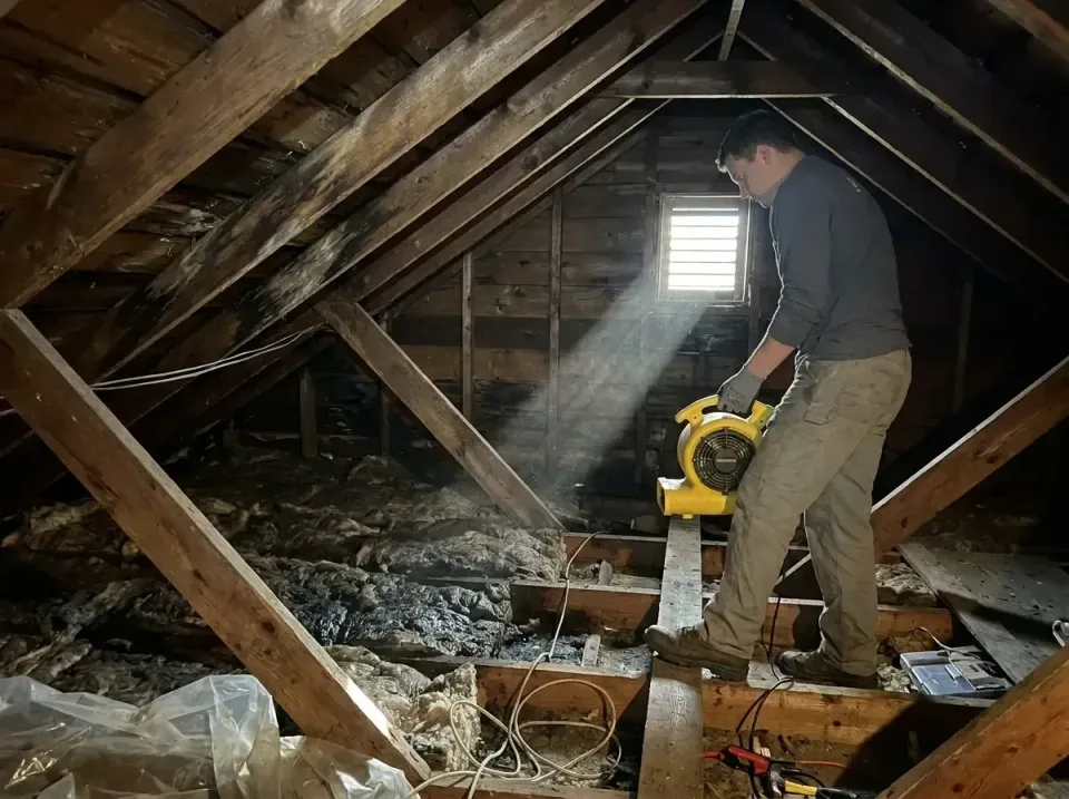 attic-water-damage-drying-proc-007 — frequently asked questions, Emergency Water Extraction & 24/7 Flood Response in Danvill…